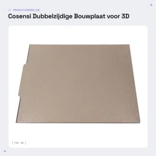 Dailygoods bouwplaat 3D-printer bed