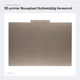 Dailygoods bouwplaat dubbelzijdig PEI voor 3d-printerbed