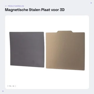 Dailygoods bouwplatform magnetisch dubbelzijdig 220x240 mm