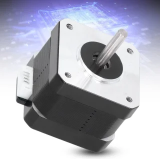 Dailygoods Dailygoody stepper motor D-Type dubbele output shaft 42 mm 1.3A