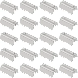 Dailygoods distributieriem klemmen 100 stuks - roestvrij staal