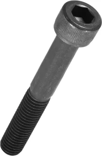 Dailygoods - dopschroeven M10 1,5 x 70 mm zwart gelegeerd staal 12,9
