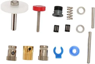 Dailygoods extruder dual gear kit - 3d-printer accessoires voor Prusa Bowden Sherpa-extruder