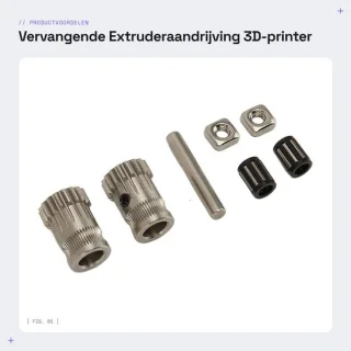 Dailygoods extruderaandrijving dubbele eenheid