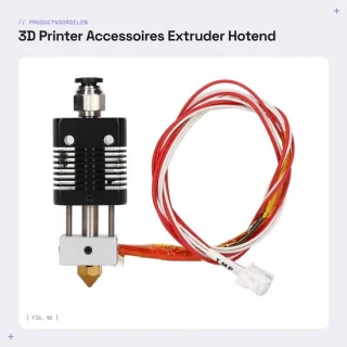 Dailygoods extrusiekop kit voor 3d printer