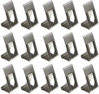 Dailygoods glasplaat clips bedclips