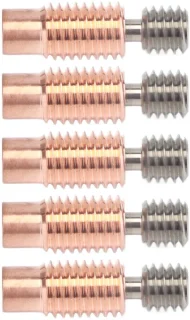 Dailygoods Heatbreak Bimetaal 5 stuks set ti-legering/koper