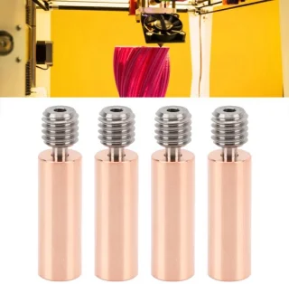 Dailygoods hittebreker premium koper/metaal bimetaal keelmondstuk twee delen