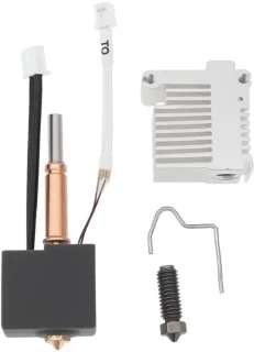 Dailygoods hotend kit 0,4 mm gehard stalen mondstuk koellichaam voor Anycubic Kobra 3