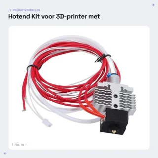 Dailygoods hotend kit voor Ender 3 Neo/V2