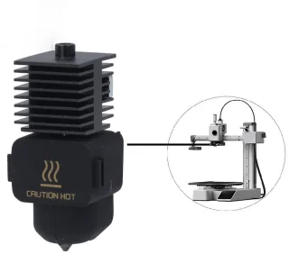 Dailygoods hotend-montageset gehard staal 0,2/0,4 mm voor Lab A1/A1 Mini