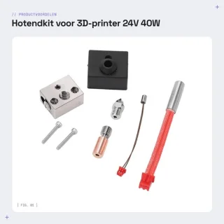 Dailygoods Hotendkit 24V 40W