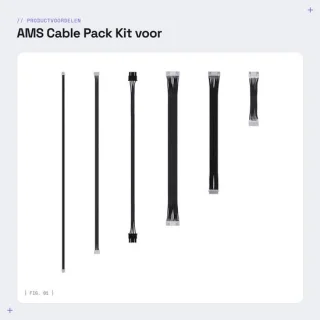 Dailygoods kabelset vervanging voor 3d-printer
