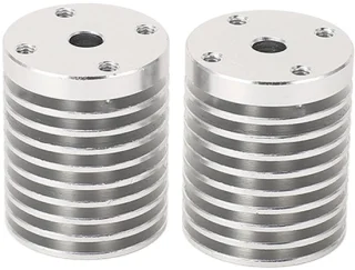 Dailygoods koellichaam V6 aluminium hotend koeler 2 stuks