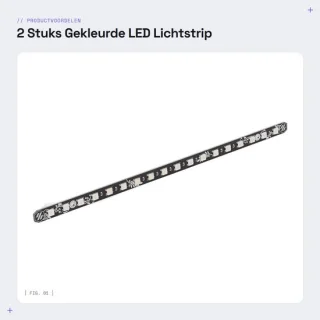 Dailygoods led strip 270mm ws2812b dc5v