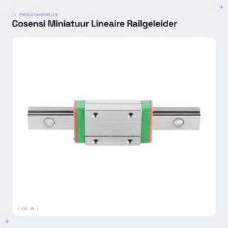 Dailygoods lineaire railgeleider schuifblok