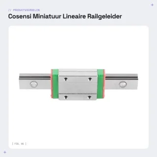 Dailygoods lineaire railgeleider stalen wagenblok