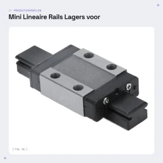 Dailygoods lineaire rails mini geleiderail