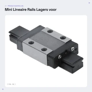 Dailygoods lineaire rails mini geleiderail