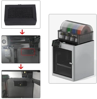 Dailygoods luchtfilter 5 stuks actieve kool voor P1P/P1S/X1