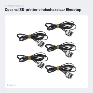 Dailygoods mechanische eindschakelaar 5 stuks