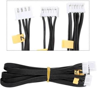 Dailygoods- Motorconnectorkabel Dubbele Z-as - 3D-printer Stappenmotor Verlengdraad - 1,5 m/4,92 ft - 6-pins Splitter - Duurzaam Ontwerp - Eenvoudige Aansluiting - Stappenmotor Kabel
