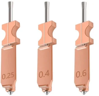 Dailygoods nozzle upgrade kit 3 stuks 0,25/0,4/0,6 mm