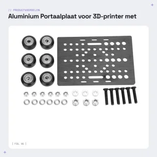 Dailygoods portaalplaat aluminium 3d-printerplaat
