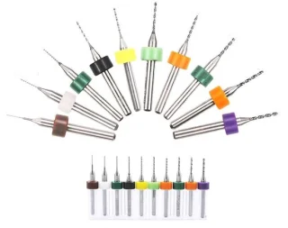 Dailygoods - spiraalboorset 50 stuks - microboor 0,3 mm/1,2 mm