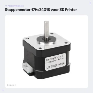 Dailygoods stappenmotor 17Hs3401S