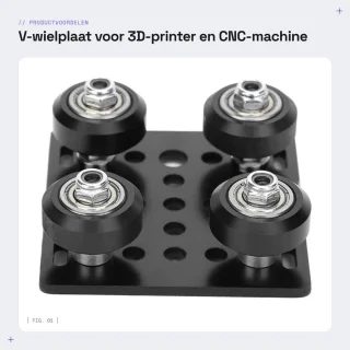 Dailygoods V-type portaalplaat aluminium