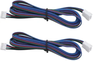 Dailygoods verlengkabels 2 m - stappenmotor - 3d printer - vrouwelijke/mannelijke connectoren