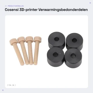 Dailygoods verwarmingsbedonderdelen broeinestkolom voor VORON 2.4