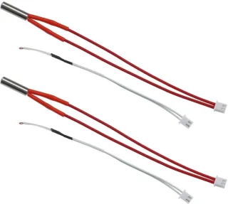 Dailygoods verwarmingselement 24V 40W 2 stuks verwarmingspatroon thermistor temperatuursensor