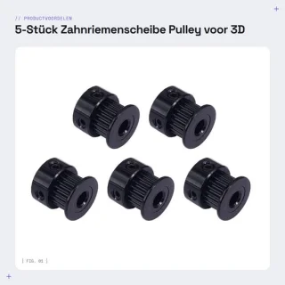Dailygoods zahnriemenscheibe GT2 pulley