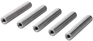 Dailygoody - 5 stuks tubo voor 3d printer - roestvrij staal - m6 formaat