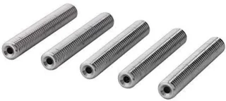 Dailygoody - 5 stuks tubo voor 3d printer - roestvrij staal - m6 formaat