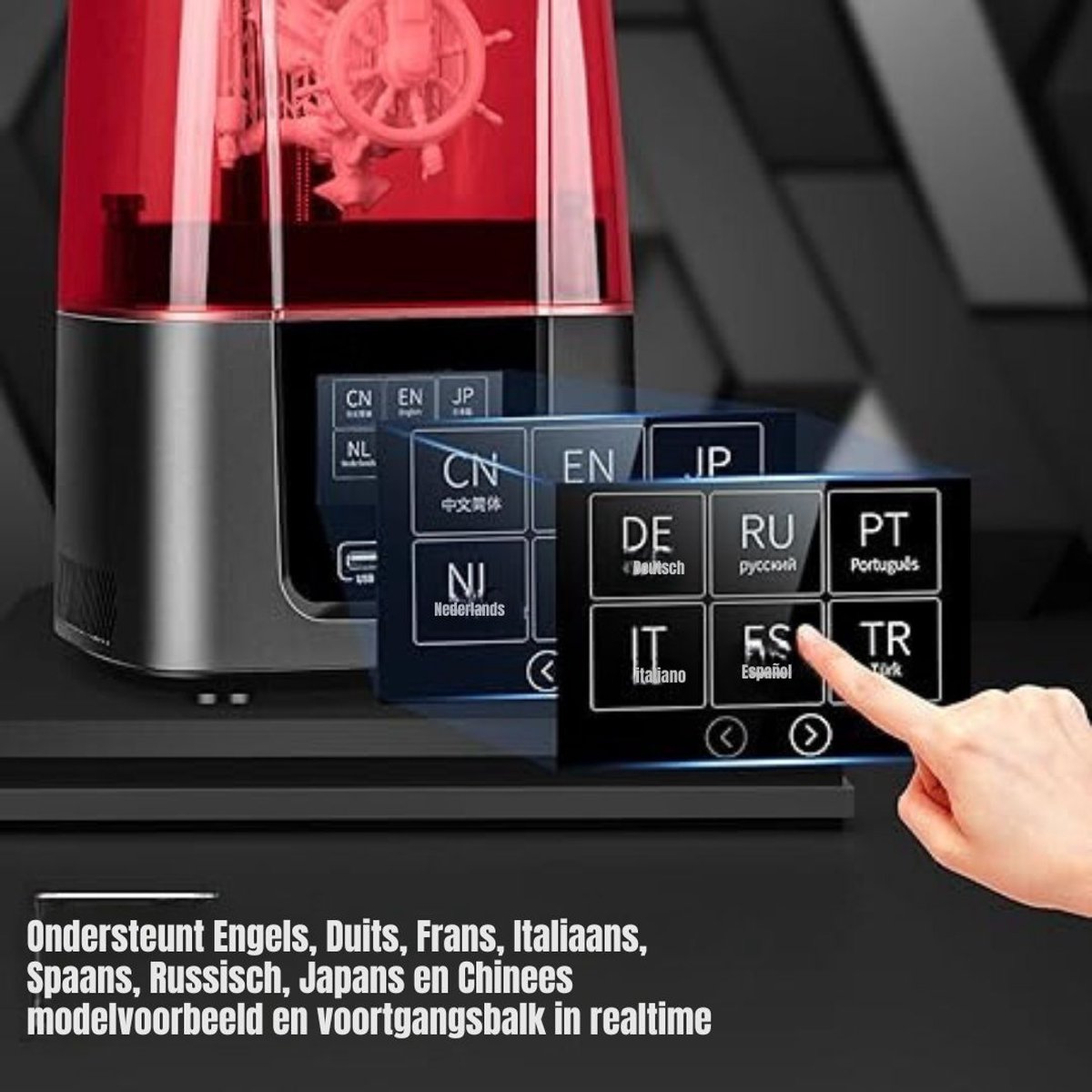 DD® 3D Printer Beginners Bouwpakket Rood