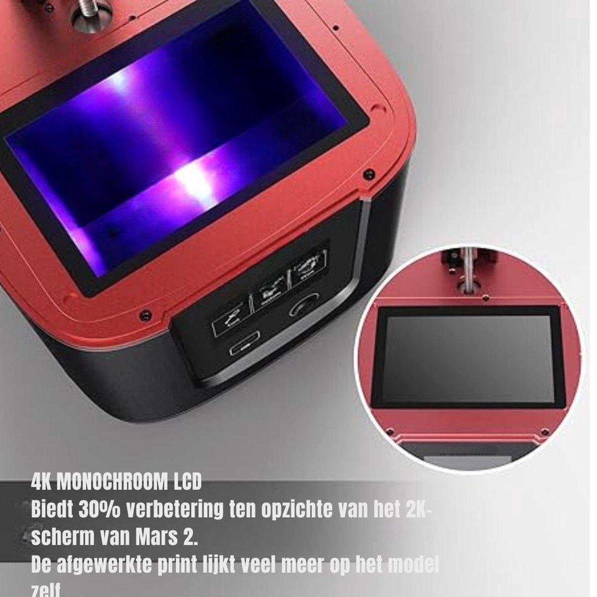 DD® 3D Printer Beginners Bouwpakket Rood