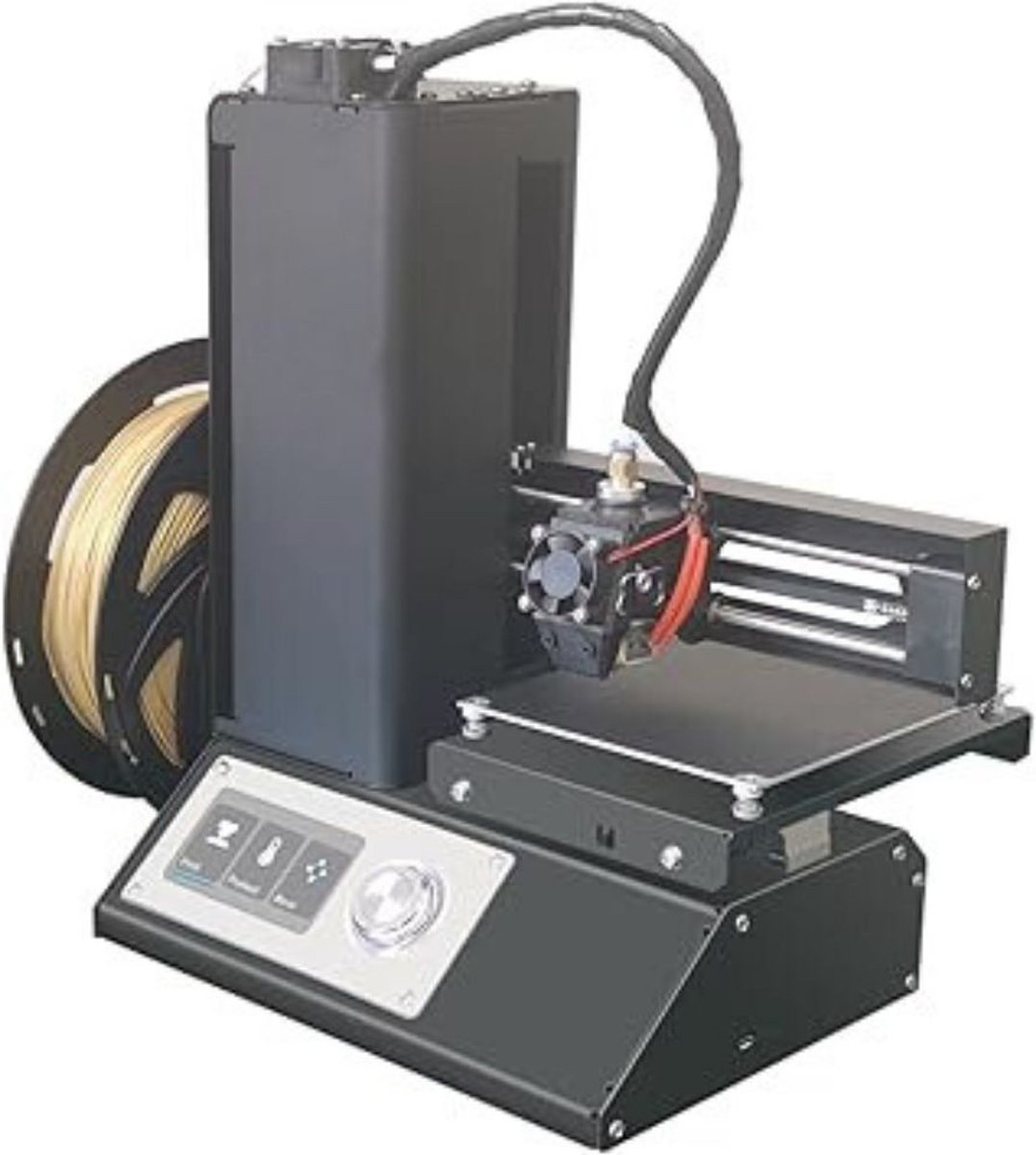 DD 3D Printer Beginners Bouwpakket Zwart 120x120x120cm