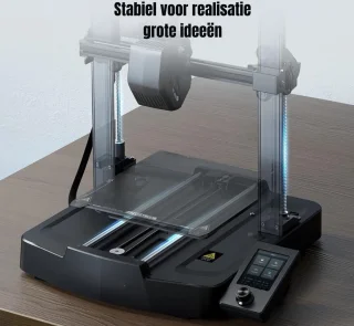DD® 3D Printer Bouwpakket Zwart 22x22x25cm