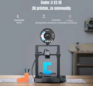 DD® 3D Printer Bouwpakket Zwart 22x22x25cm