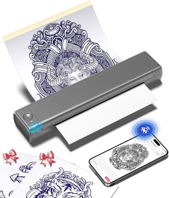 DD Tattoo Stencil Printer Thermische Tattoo Printer Grijs review