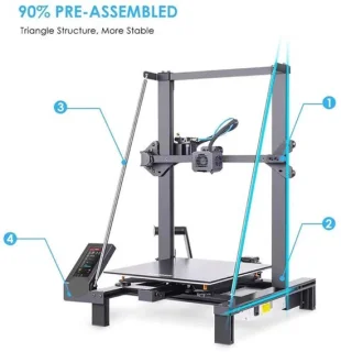 Desktop 3D-printer 300 x 300 x 400 mm