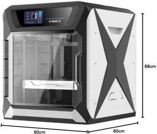 Draagbare Mini 3D Printer Bouwpakket PLA Filament 325x325x325mm