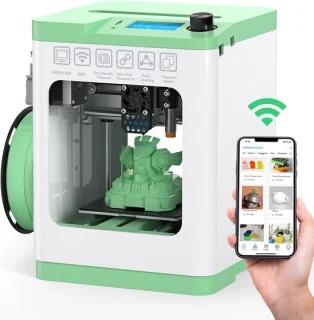 Draagbare Mini 3D Printer Bouwpakket voor Beginners met 11 Accessoires