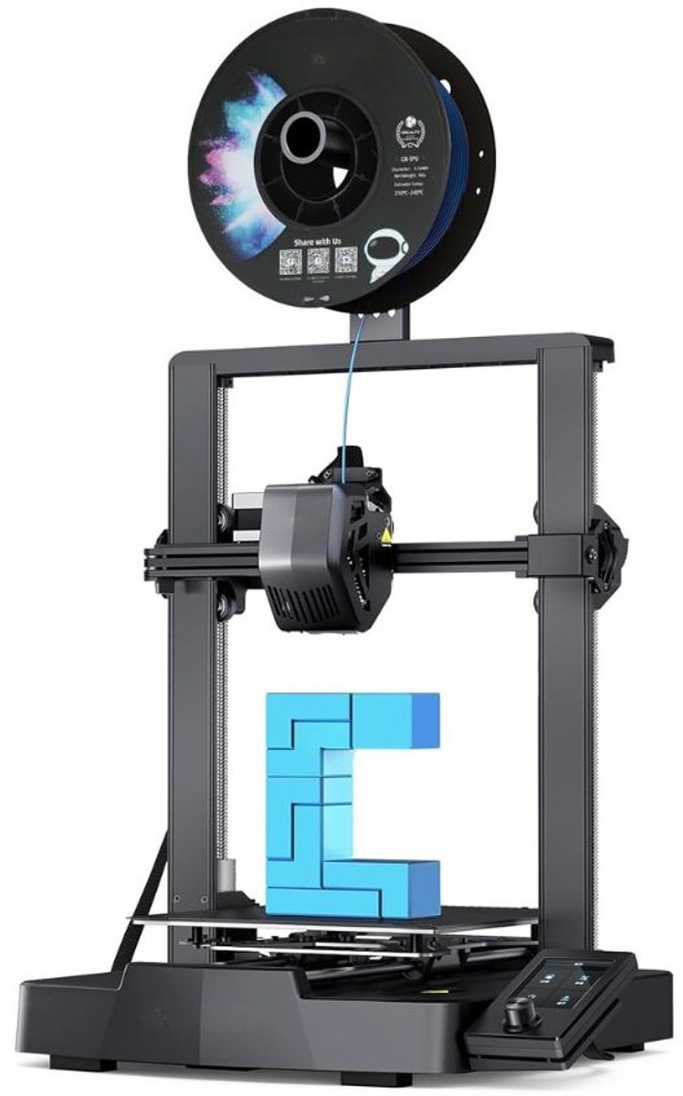 De Draagbare Mini 3D Printer Bouwpakket voor Beginners met Accessoires in één oogopslag