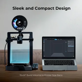 Draagbare Mini 3D Printer Bouwpakket voor Beginners met Accessoires
