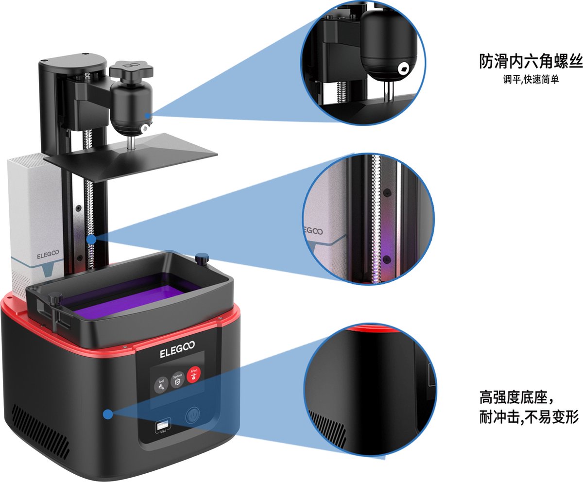 Elegoo Mars 4 3D-printer