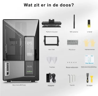 ELEGOO Mars 5 Ultra MSLA Resin 3D-printer
